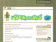 Tablet Screenshot of ispoilmovies.com